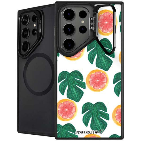 Bouffants and Broken Hearts Tropical Leaves and Citrus Galaxy S24 Ultra Kickstand Case
