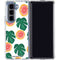 Bouffants and Broken Hearts Tropical Leaves and Citrus Galaxy Z Fold5 5G Clear Case