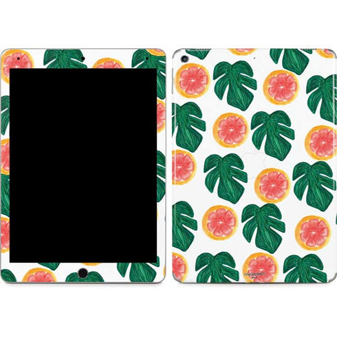 Bouffants and Broken Hearts Tropical Leaves and Citrus iPad Skins