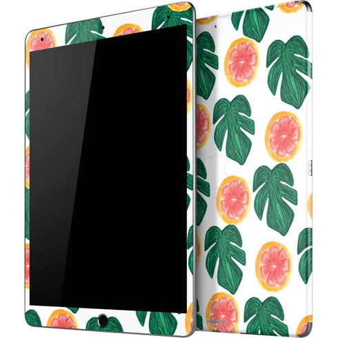 Bouffants and Broken Hearts Tropical Leaves and Citrus iPad Skins