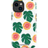 Bouffants and Broken Hearts Tropical Leaves and Citrus iPhone 15 Impact Case