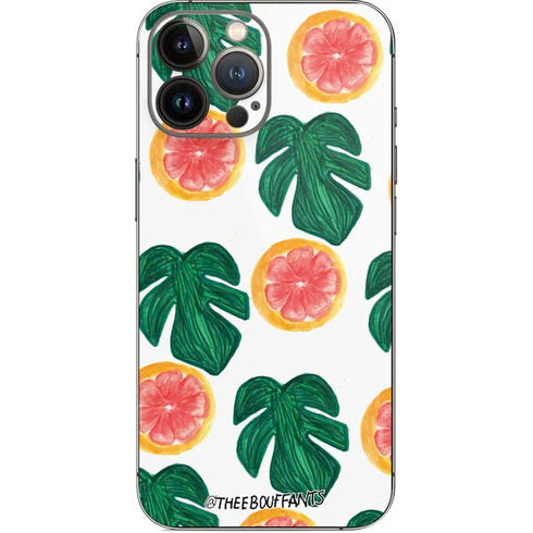 Bouffants and Broken Hearts Tropical Leaves and Citrus iPhone 15 Pro Max Skin