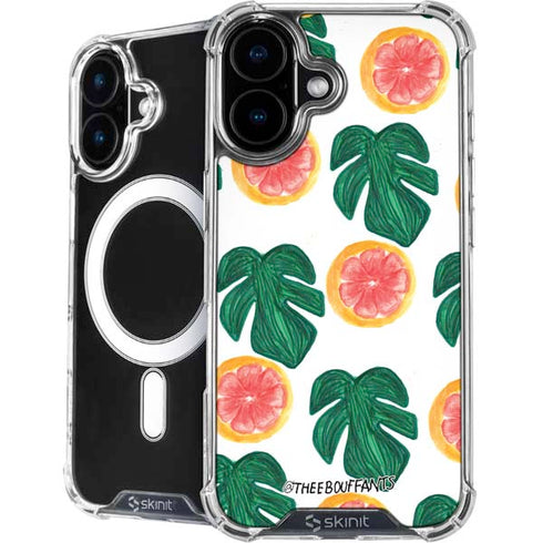 Bouffants and Broken Hearts Tropical Leaves and Citrus iPhone 16 MagSafe Case