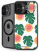 Bouffants and Broken Hearts Tropical Leaves and Citrus iPhone 16 Plus Kickstand Case