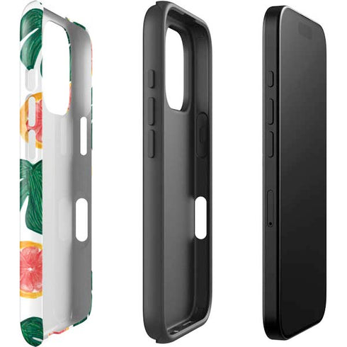 Bouffants and Broken Hearts Tropical Leaves and Citrus iPhone 16 Pro Max Impact Case