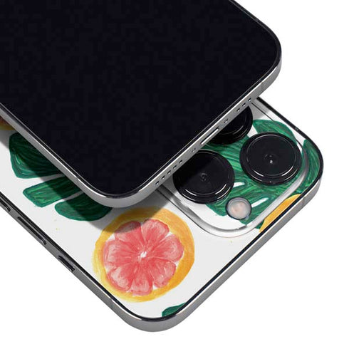 Bouffants and Broken Hearts Tropical Leaves and Citrus iPhone 16 Pro Skin