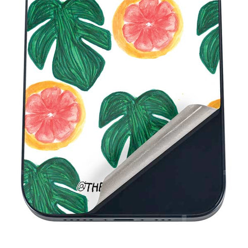 Bouffants and Broken Hearts Tropical Leaves and Citrus iPhone 16 Skin