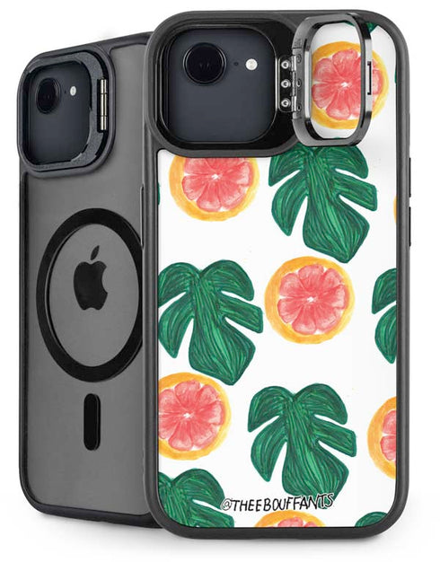 Bouffants and Broken Hearts Tropical Leaves and Citrus iPhone 16e Kickstand Case