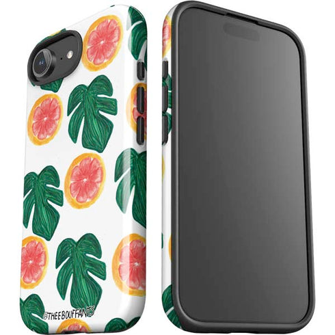 Bouffants and Broken Hearts Tropical Leaves and Citrus iPhone 16e Impact Case