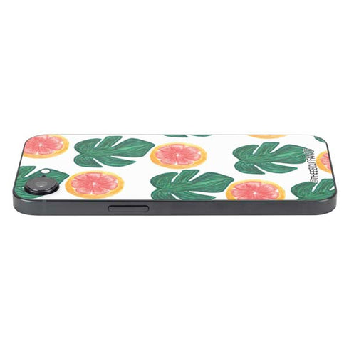 Bouffants and Broken Hearts Tropical Leaves and Citrus iPhone 16e Skin