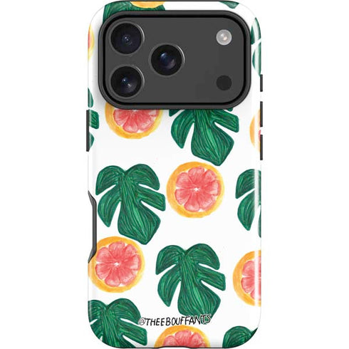 Bouffants and Broken Hearts Tropical Leaves and Citrus iPhone 18 Pro Impact Case