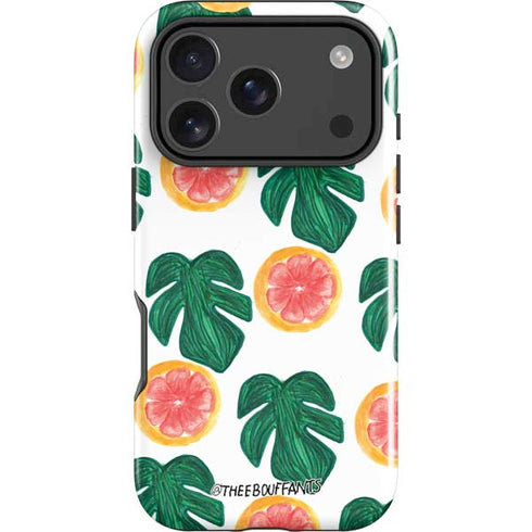 Bouffants and Broken Hearts Tropical Leaves and Citrus iPhone 18 Pro Max Impact Case