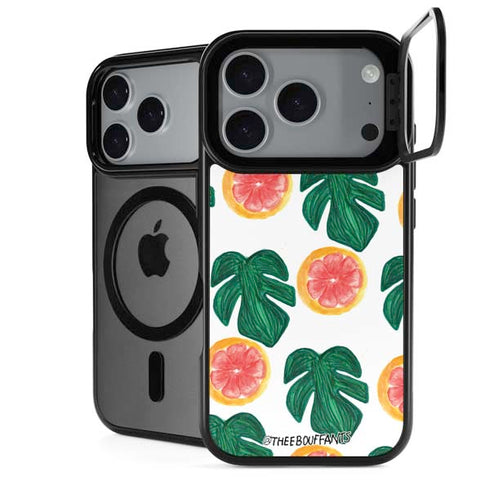 Bouffants and Broken Hearts Tropical Leaves and Citrus iPhone 18 Pro Max Kickstand Case