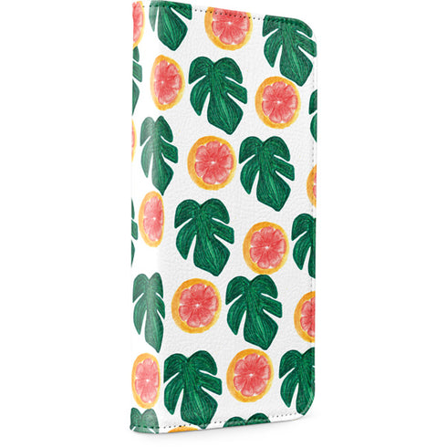 Bouffants and Broken Hearts Tropical Leaves and Citrus iPhone 8 Folio Case