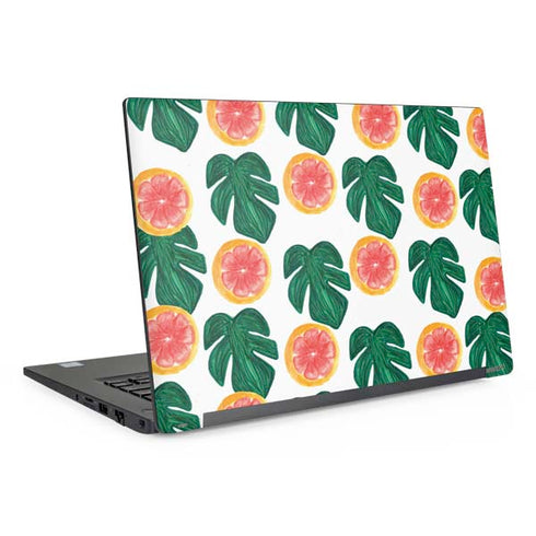 Bouffants and Broken Hearts Tropical Leaves and Citrus Dell Latitude Skin