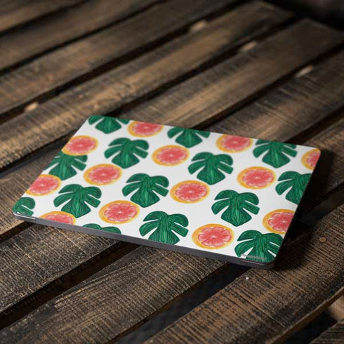 Bouffants and Broken Hearts Tropical Leaves and Citrus Apple MacBook Air Skin