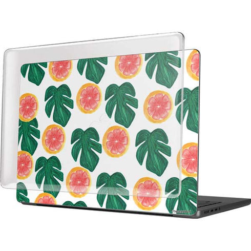 Bouffants and Broken Hearts Tropical Leaves and Citrus MacBook Pro 14in (2021-24) Case plus Skin