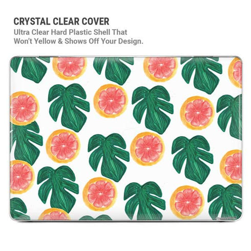 Bouffants and Broken Hearts Tropical Leaves and Citrus MacBook Pro 14in (2021-24) Case plus Skin