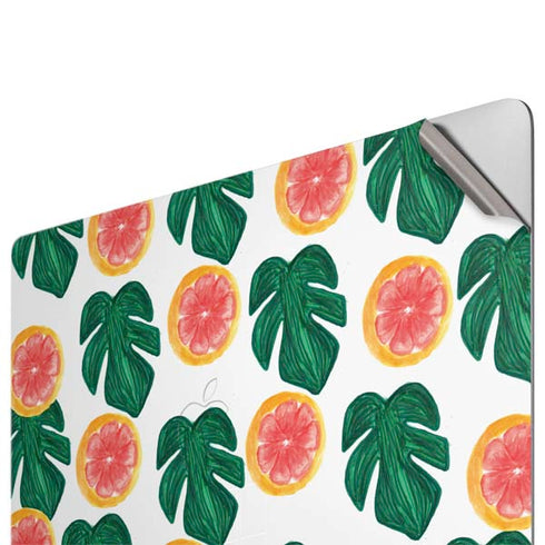 Bouffants and Broken Hearts Tropical Leaves and Citrus Apple MacBook Pro 16-inch Skin