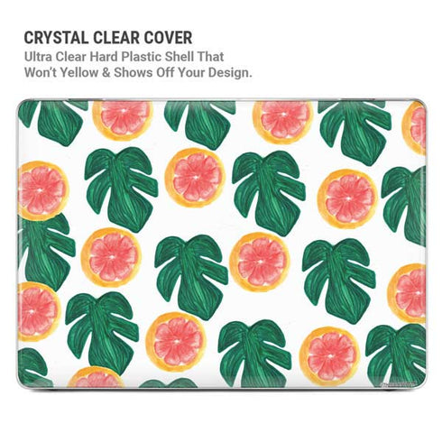 Bouffants and Broken Hearts Tropical Leaves and Citrus MacBook Cases