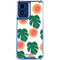 Bouffants and Broken Hearts Tropical Leaves and Citrus Moto G Play 4G (2024) Clear Case