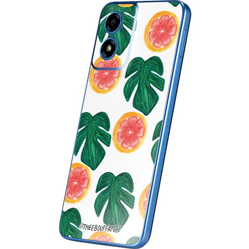 Bouffants and Broken Hearts Tropical Leaves and Citrus Moto G Play 4G (2024) Skin