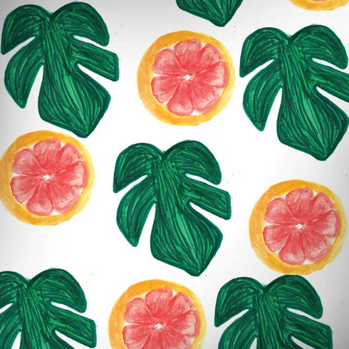 Bouffants and Broken Hearts Tropical Leaves and Citrus Moto G6 Skin