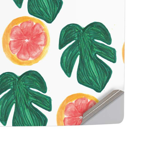 Bouffants and Broken Hearts Tropical Leaves and Citrus PS5 Pro Disk Console Skin