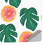 Bouffants and Broken Hearts Tropical Leaves and Citrus PS5 Pro Disk Console Skin