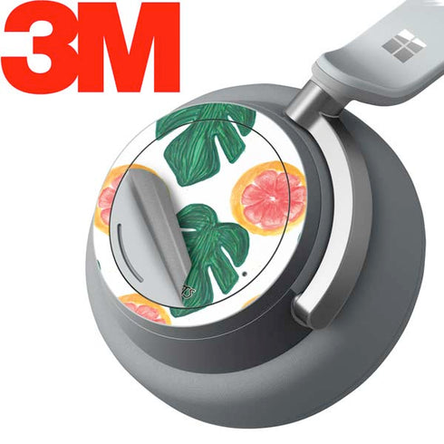 Bouffants and Broken Hearts Tropical Leaves and Citrus Surface Headphones Skin