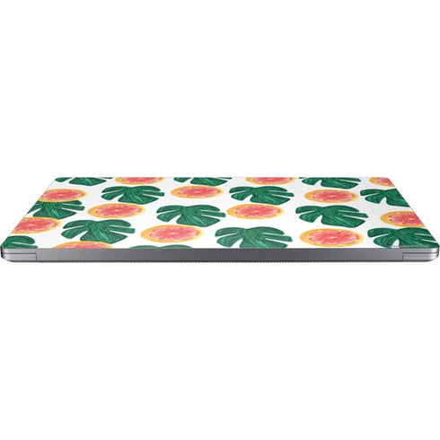 Bouffants and Broken Hearts Tropical Leaves and Citrus Laptop Skins