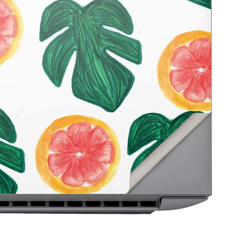 Bouffants and Broken Hearts Tropical Leaves and Citrus HP ZBook Fury 16 G10 Skin