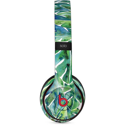 Tropical Leaves by Cat Coq Beats Solo 2 Wireless Skin