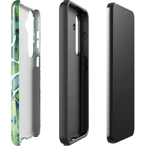 Tropical Leaves by Cat Coq Galaxy S25 Plus Impact Case