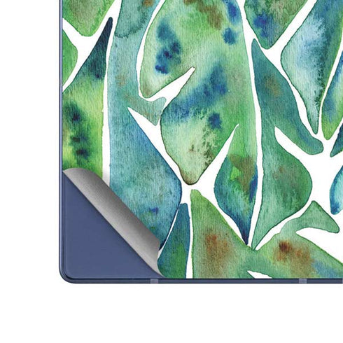 Tropical Leaves by Cat Coq Galaxy Z Fold6 Skin