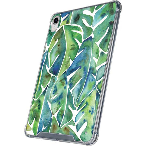 Tropical Leaves by Cat Coq iPad 11th Gen (2025) Clear Case
