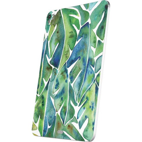 Tropical Leaves by Cat Coq iPad Pro 13in M4 (2024) Skin