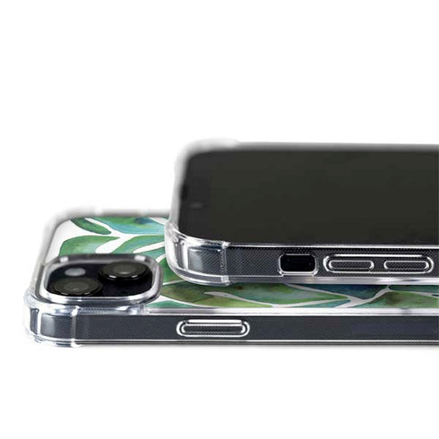 Cat Coq Tropical Leaves iPhone 14 MagSafe Case
