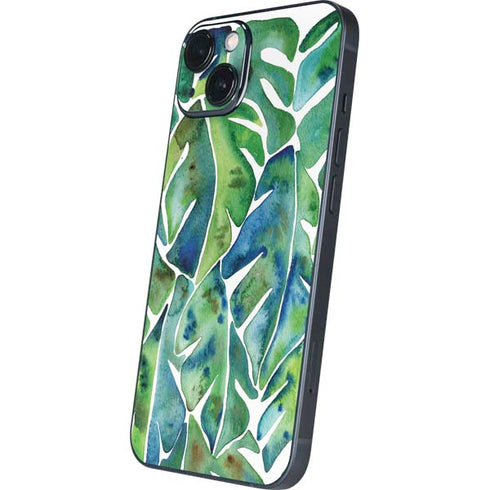 Tropical Leaves by Cat Coq iPhone Skins