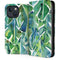 Tropical Leaves by Cat Coq iPhone 15 Plus Folio Case