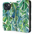 Tropical Leaves by Cat Coq iPhone 15 Plus Folio Case