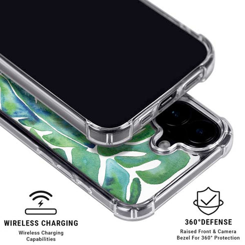 Tropical Leaves by Cat Coq iPhone 16 MagSafe Case