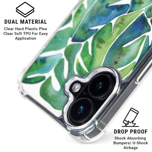 Tropical Leaves by Cat Coq iPhone 16 MagSafe Case