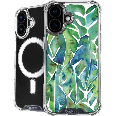 Tropical Leaves by Cat Coq iPhone 16 Plus MagSafe Case
