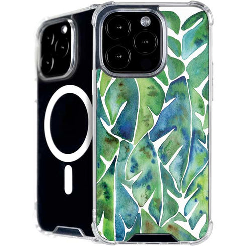 Tropical Leaves by Cat Coq iPhone 16 Pro MagSafe Case