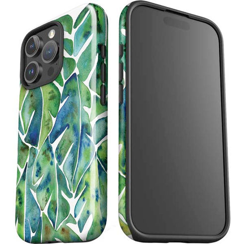Tropical Leaves by Cat Coq iPhone 16 Pro Max Impact Case