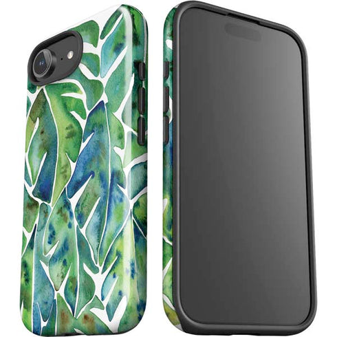 Tropical Leaves by Cat Coq iPhone 16e Impact Case