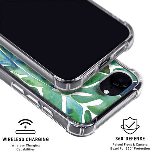 Tropical Leaves by Cat Coq iPhone 16e MagSafe Case