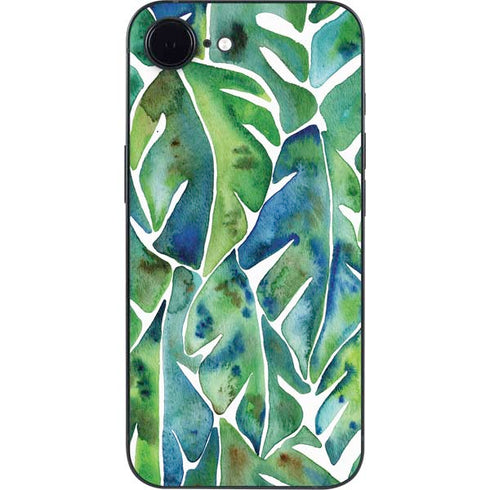 Tropical Leaves by Cat Coq iPhone 16e Skin