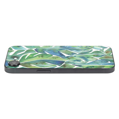 Tropical Leaves by Cat Coq iPhone 16e Skin